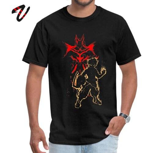 Company Male T-shirts Quirky Fellows Summer Tops Shirt Pure Cotton Prince Uganda 3D Printed T-Shirt My Hero Academia Anime