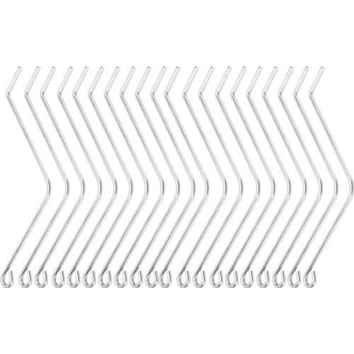 20Pcs Stainless Steel Bee Hive Beehive Connectors Bend Wire Holder for Wooden Beehive Power Tool Beekeeping Tools