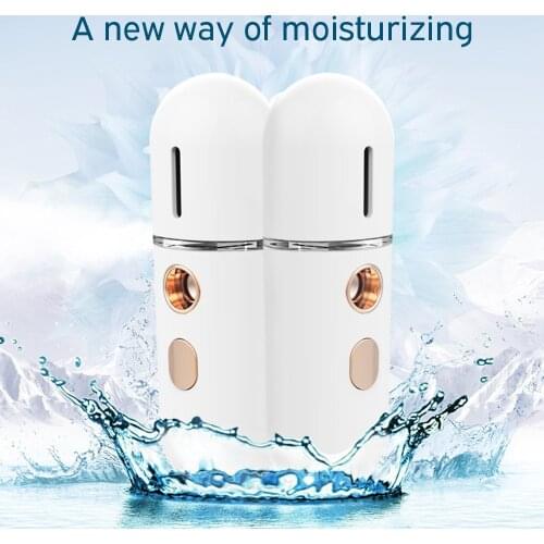Mini Humidifier Nano Facial Steamer Beauty Spray Moisturizer Cold Spray Device Nourish Facial Skin Rechargeable Portable Tools