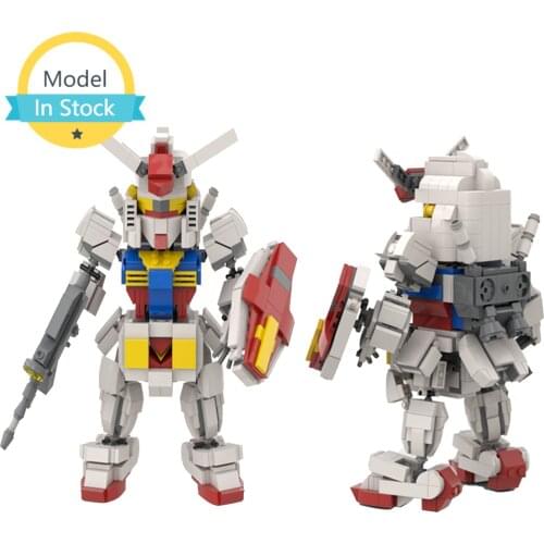 MOC Mobile Suit Childrens Favorite Building Blocks Toys Armored Fighting Driving Japanese Classic Anime Model Bricks Gift