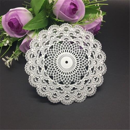 Delicate Floral Pattern Design Metal Die Cutting Dies Scrapbooking Embossing Die Cut Stencil DIY Decoative Wedding Cards