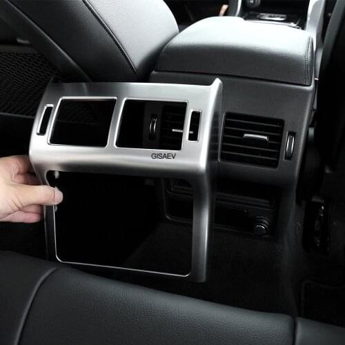 Suitable for XE X760 XF X260 2016 ABS silver armrest rear air conditioning air outlet frame cover decoration accessories