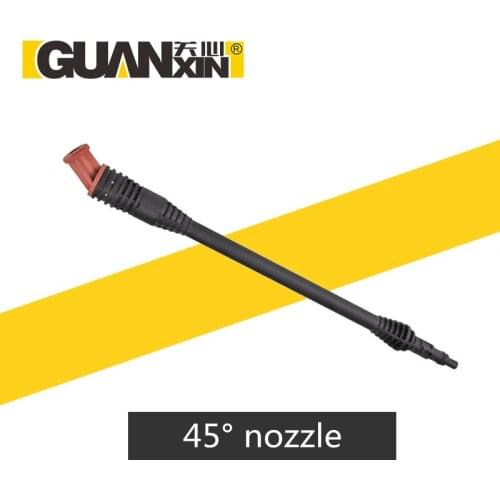 Straight Nozzle 45° Nozzle, Water Brush, Water Round Brush, High-pressure Car Washer Accessories Car Wash Water Gun Accessories