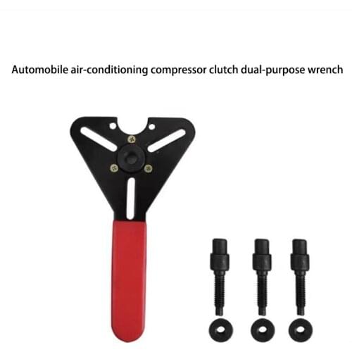1 Set Universal Car Air-conditioning Repair Tool Wrench A/C Compressor Clutch Remover Tool Kit Hub Puller Auto Tool Sets