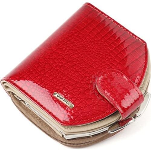 FONMOR Genuine Leather Womens Wallet Purses Cowhide Fashion Women Wallet Coin Purse Ladies Card Holder Design Clutch Bag