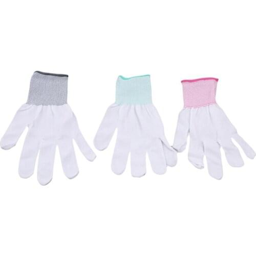 1 Pair Nylon Quilted Gloves Sports Machines Quilting Sewing Gloves Gardening Useful Cleaning Tools Universal Food Gloves Eco