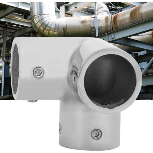 1PC 22mm Pipe Corner Standard Corrosion-resistant Stainless Steel Practical 3-way Tube Connector Water Pipe Dropship