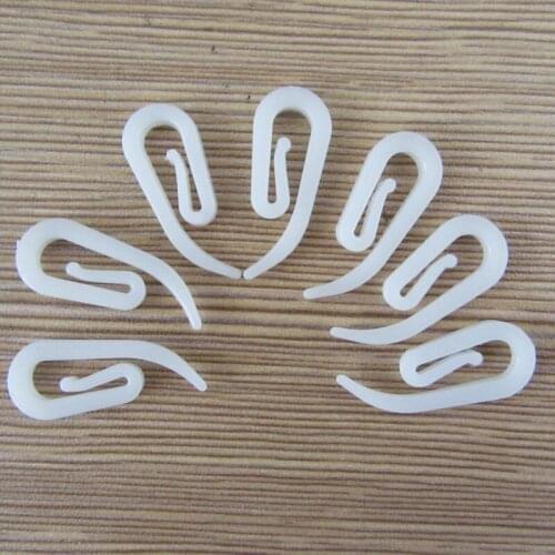 100PCS Curtain Pleat Hooks White Plastic shape Window Curtain Hanging Accessories Home Decor 2 2 2 2 1