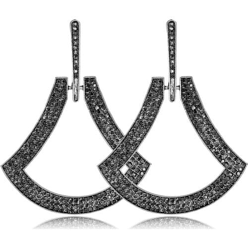 12pcs/lot Rhinestone Bridal Shinning Earring for Women Wedding Party