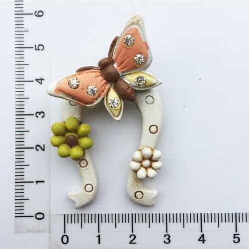 BABELEMI 3D Cute Spanish Tourist Souvenir Horseshoe Butterfly Refrigerator Magnets Spain Fridge Magnet Sticker Home Decor