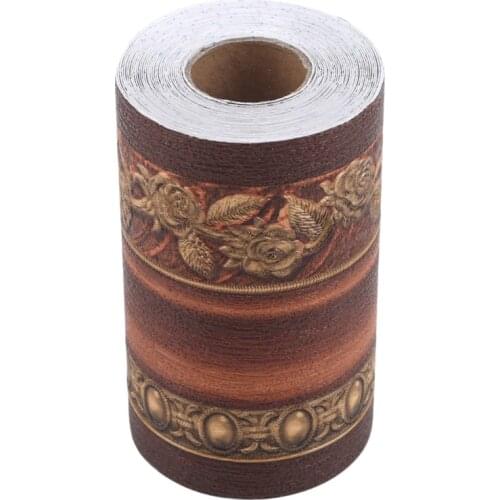 Wallpapers 3D Three-dimensional Floral Wallpaper Border Walls Roll Stereo Wall Stickers Living Room Decoration Daily Home