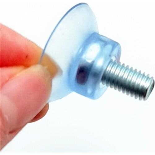 5PcsM8 Plastic Hooks For Glass Table Tops ubber Strong Suction Cup Replacements Glass Transparent Sucker Screw Storage Tool