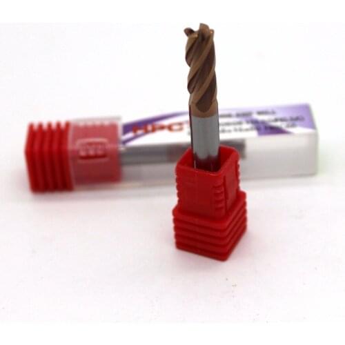 6R1*6*50/6R0.5*6*50 of 4 flutes HRC 55 mill cutter corner radius solid carbide end mill CNC machine milling tools