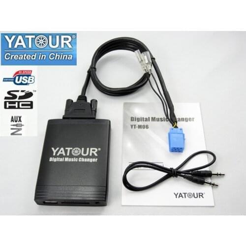 Yatour ytm-06 Car Mp3 Player Audio for Fiat Alfa Romeo Bravio Punto Blaupunkt Radio USB SD AUX Adapter