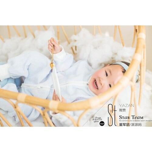 YAZAN childrens sleeping bag spring and summer6 layers of all-cotton gauze breathable to keep warm and prevent cold