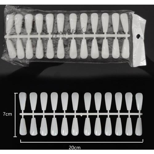240pcs/set Coffin Nails Long Ballerina False Nails Tips Press On Nail Clear Full Cover Ballet Acrylic Natural Fake Nail Art Tool