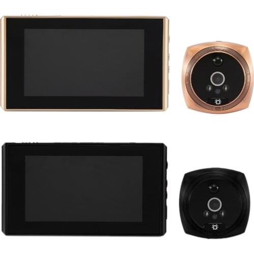 4.3 Inch LCD Screen Digital Doorbell 160° Door Eye Electronic Peephole Door Camera Viewer Outdoor Door Bell
