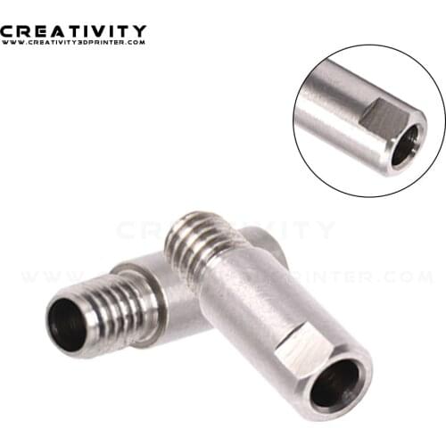 3D Printer Chimera Extruder Heat break V6 dual hotend J-head throat length 22mm 1.75/3 mm filament for Sidewinder X1 3D Printer