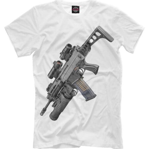 2021 New Men T-shirt Russian Army special Force Russia Gun Short Casual Oversized t shirt