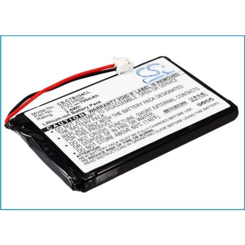 Cameron Sino Cordless Phone Replacement Li-ion Battery 700mAh For 253230694 Cobra CTB104, THUB, T-HUB Free Tools