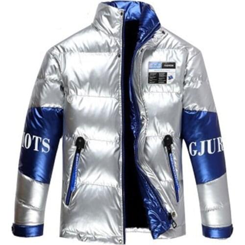 QRWR Winter New Men Jacket Coat Casual Print Men Parkas Loose Thick Warm Hooded Parka Plus Size M-3XL High Quality