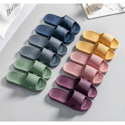 Summer Indoor Womens Slippers Household Bathroom Bath Shoes Couple Non-slip Sandals 2021EVA Fashion Slipper