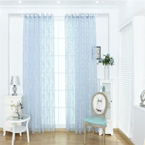 Lychee Pteris Printed Window Blackout Curtain Shade Curtains for Living Room Bedroom Window Curtain Drape