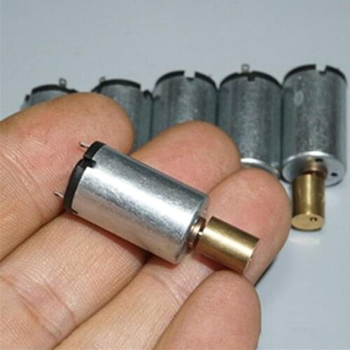 Micro Mini 1220 Vibration Motor Copper Eccentric Wheel Electric DC1.5V 3V Round 12mm Motor for Beauty Massager Steam Education