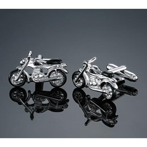 DY New high-end brand Silvery Black Motorcycle Cufflinks fashion Mens French shirt Cufflinks wholesale