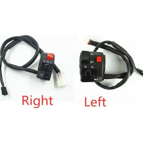 7/8" 22mm Motorcycle Switches Motorbike Horn Button Turn Signal Electric Fog Lamp Light Start Handlebar Controller Switch