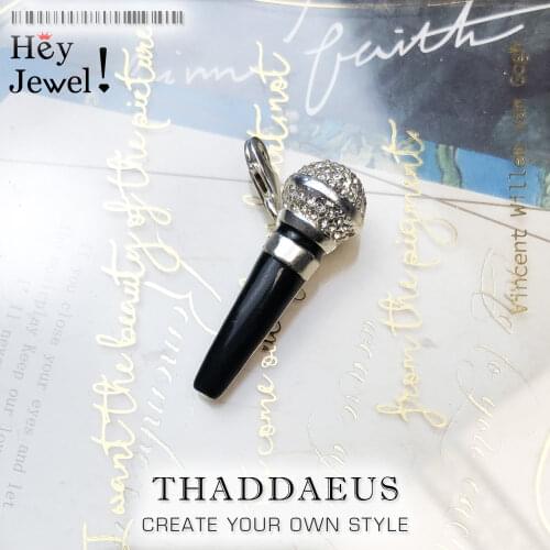 Pendant Microphone,2019 Winter 925 Sterling Silver Fashion Jewelry Europe Sing Song Bijoux Accessories Gift For Woman & Men