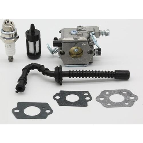 Carburetor Carb Gasket Fuel Hose Tube Filter Spark Plug Fit For STIHL MS250 MS230 MS210 MS 025 023 021 Chainsaw Spare Parts
