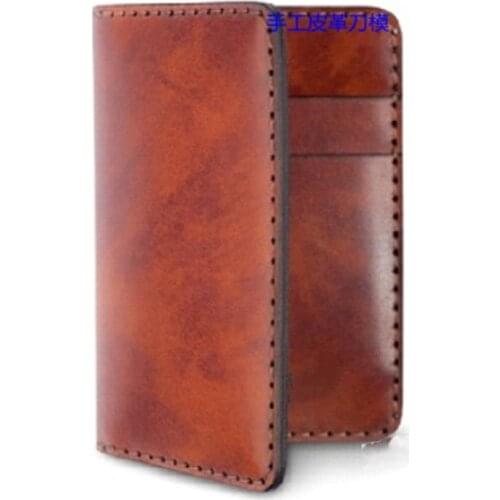 Desinger leather craft template cutter card holder wallet die cutting knife mould hand machine punch tool deri el aletleri