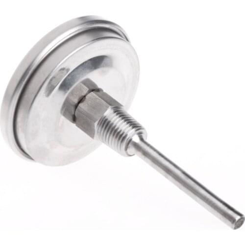 1/4 PT Thread Stainless Steel Thermometer Moonshine Kitchen Food Cooking Gauge