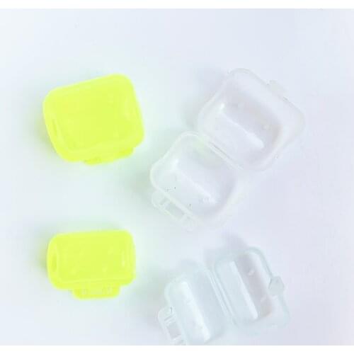 More light color transparent PVC material squid umbrella clasps wood shrimp blowing tube protective sleeve