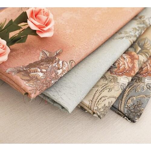 Jacquard excellent quality fabric sewing material for DIY dress women and cheongsam or coat design fabrics