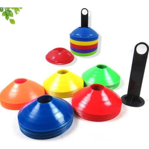 20Pcs/Set Football Field Barrier Markers Soccer Training Cones Sport Equipment