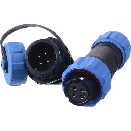 LEIFU SP13 Aviation Plug Socket Panel Automation Electrical Connector 2 3 4 5 6 7 9 Pin Female Male Waterproof IP68 Connectors