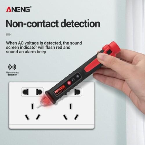 Digital AC/DC Voltage Detectors Smart Non-Contact Tester Pen Meter 12-1000V Current Electric Sensor Test Pencil