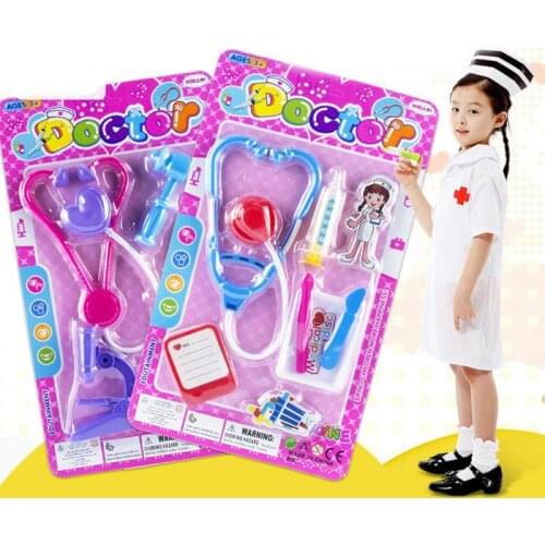 Children Doctor Nurse Pretend Play Set Portable Tool Playing Set Kit Nurse Role Play Toy For Boy/girls Doctor Toys