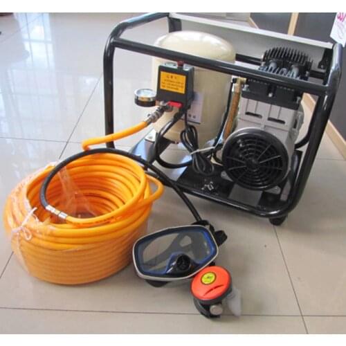 DP-L02 220V Portable floating long tube air supply diving equipment Long-term surface air supply diving device Diving mask