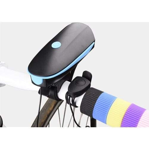 Mountain Bikes Electronic Horns Bells USB Rechargeable Multifunction Front Lamp Bicycle Lights Front Lights 140 Db Horn Lamp