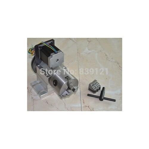 Engraving machine and the fourth axis (A axis, the axis of rotation, CNC dividing head) type D