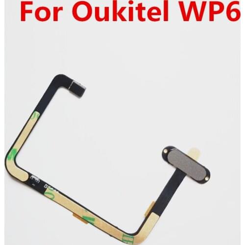 Original New Oukitel WP6 Fingerprint Sensor Home Button Flex Cable Replacement For Oukitel WP6 Phone