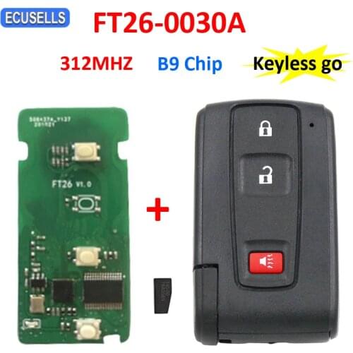 Lonsdor FT26-0030A PCB Board 312Mhz B9 Chip Keyless Entry Remote Smart Car key for Toyota 2004-2009 Prius Full Keyless