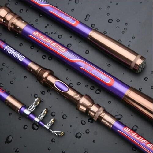 Perigee 2.1m 2.4m 2.7m 3m 3.6m section baitcasting fishing rod travel Carp Rock rod spinning rods