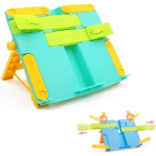 Portable Reading Rack Bookends Adjustable Anti-myopia Cookbook Tablet Holder Organizer Reading Rack Shelf Reading Stand LYDJ001