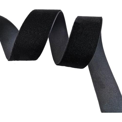 12yards lot 1inch 25mm black velvet ribbon single face headband Hair band accessories