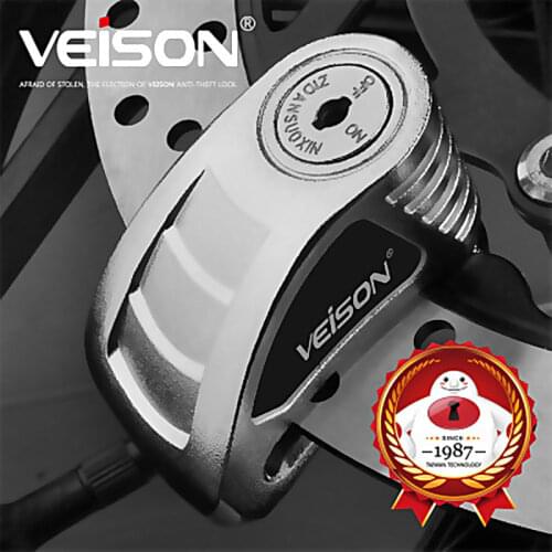 VEISON Electric Car Safety Anti-Theft Lock Zinc Alloy Motorcycle Disc Brake Locks Battery Motorbike Locks For Bicycle Car Locks