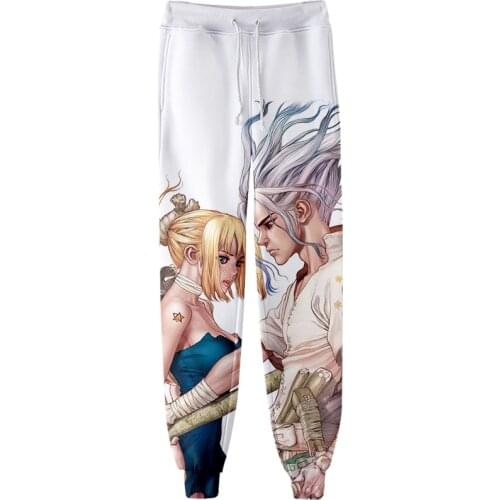Novelty Popular Dr.stone Sweat Pants Men/Women 3D Joggers Pants Trousers Hip Hop Fashion Casual Pantalon Sweatpants